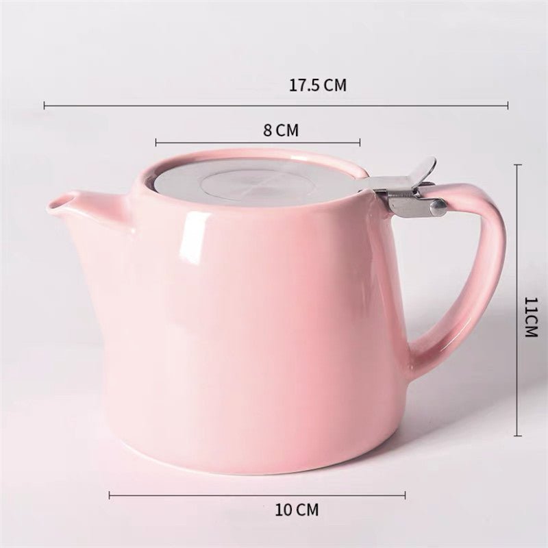 Ceramic tea pot pink