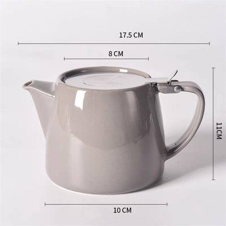 Ceramic teapot grey