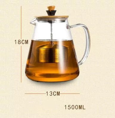 Glass Tea Pot with Strainer