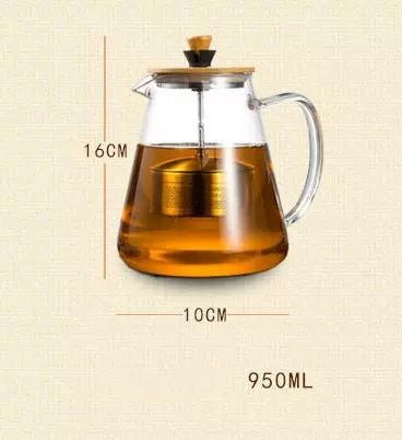 Glass Tea Pot with Strainer