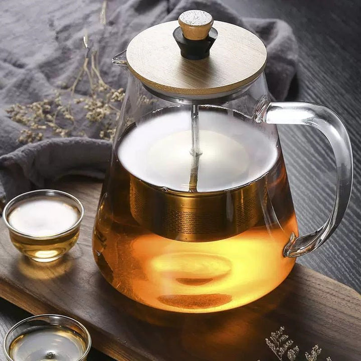 Glass Tea Pot with Strainer