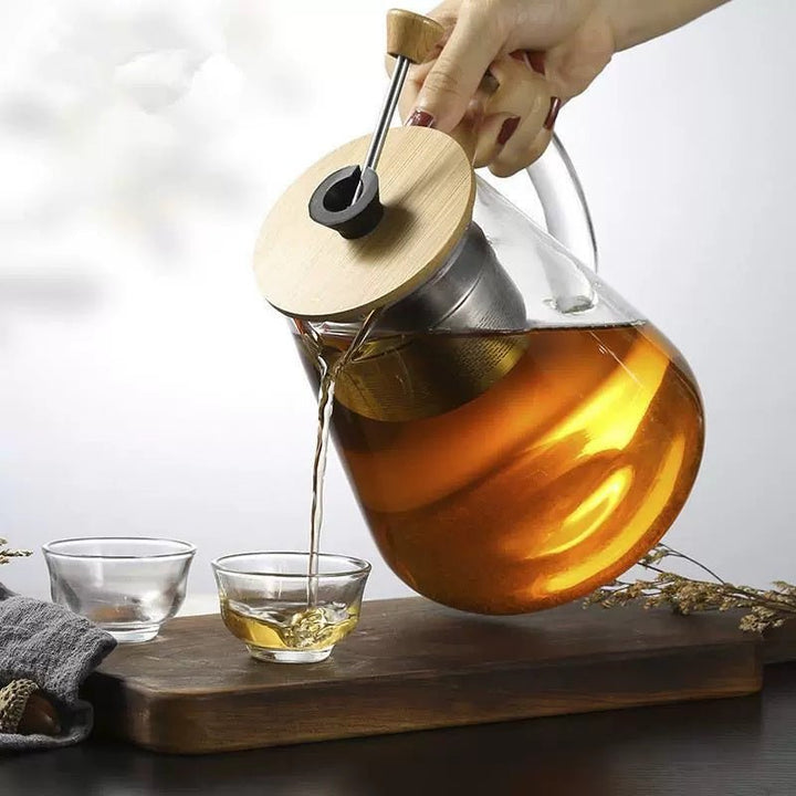 Glass Tea Pot with Strainer