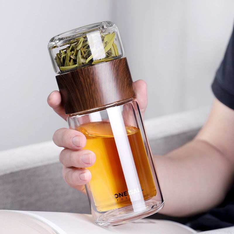 Portable Tea Cup Bottle with Infuser